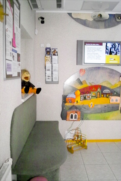 Empfangsbereich Kinder